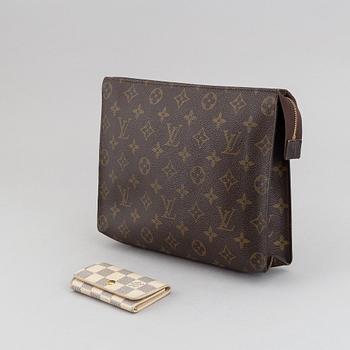 Louis Vuitton, neccessär samt nyckelhållare.