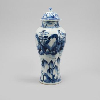 LOCKURNA, porslin, Kina, 1800/1900-tal.