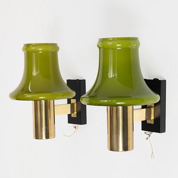 Hans-Agne Jakobsson, wall sconces, a pair, 1970s.