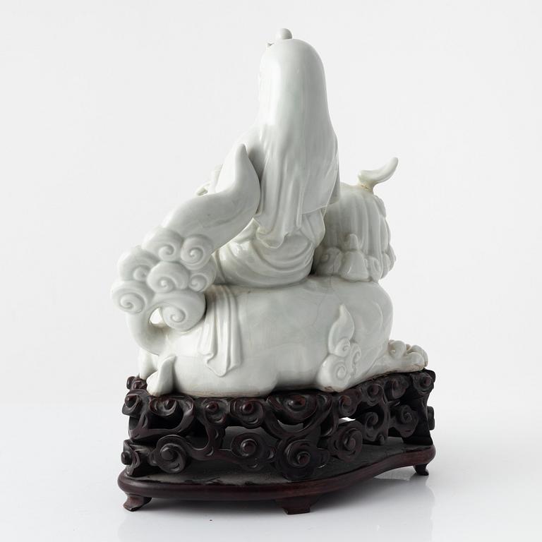 Figurin, Guanyin, porslin, Kina, 1900-tal.