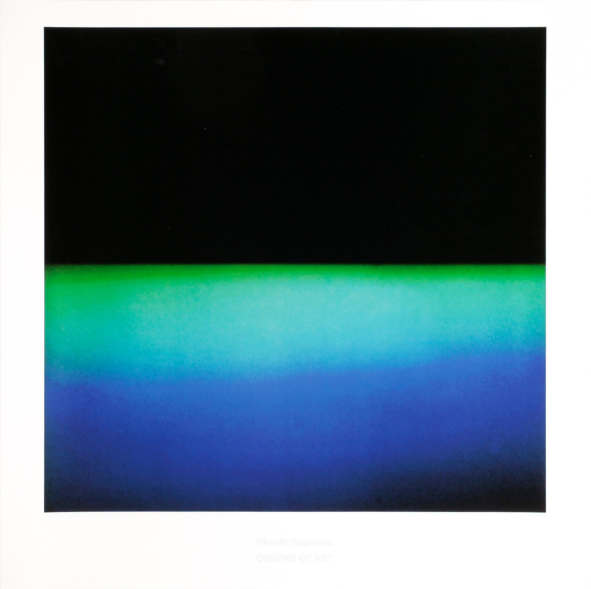 HIROSHI SUGIMOTO, offsetlitografi, Origins of Art,  "Polarized Colours037", dat 2010.