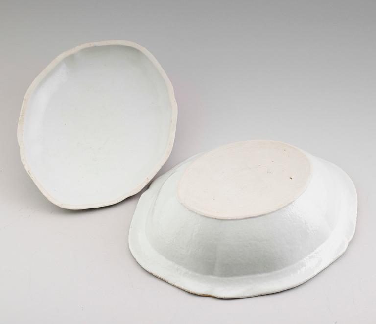 TERRIN, porslin, Kina, 1800-talets mitt.