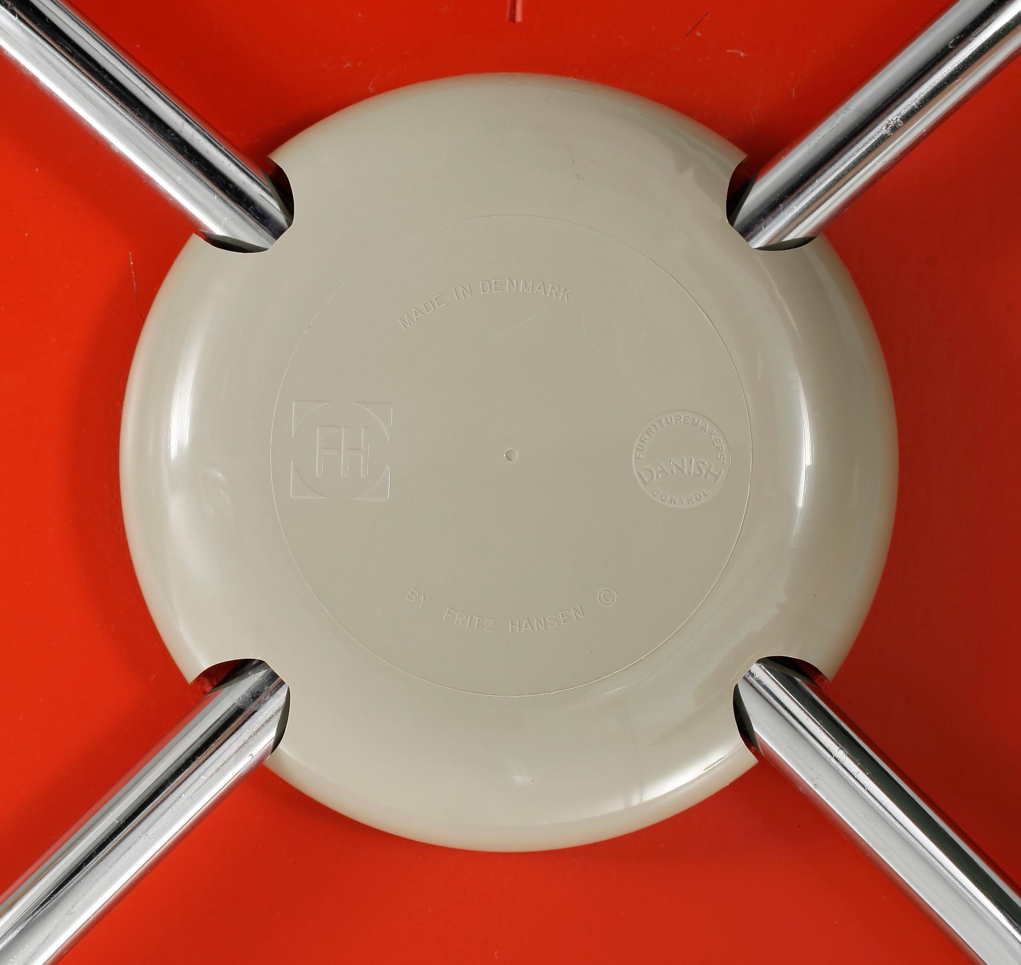 STOLAR, 4 st, "Myran" Arne Jacobsen, Fritz Hansen, 1978.