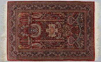 MATTA, Keshan, möjl silke, old, 150 x 102 cm.