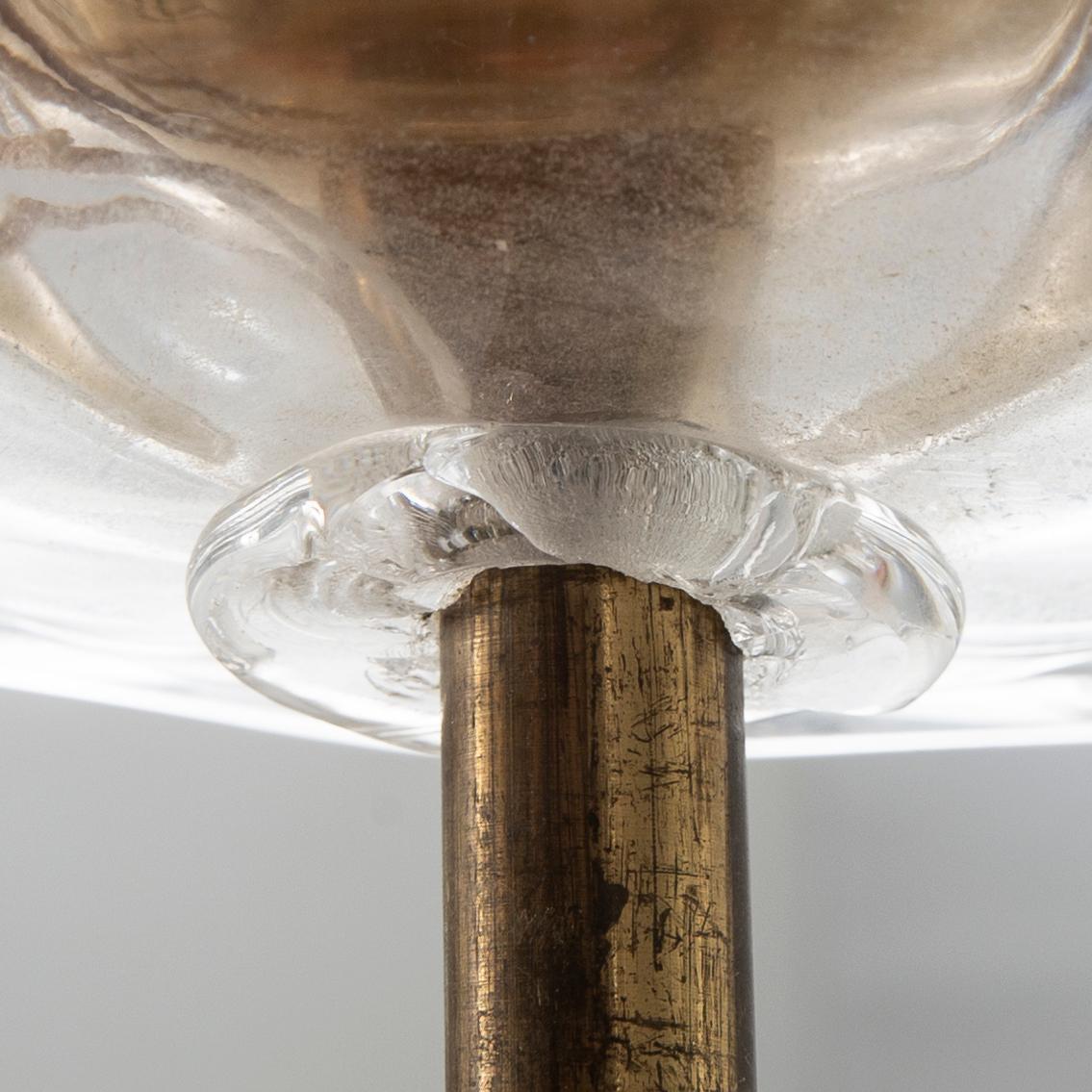 Ceiling lamp Orrefors mid-20th century.