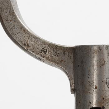 A Swedish percussion rifle 1845-54 pattern with bayonet.