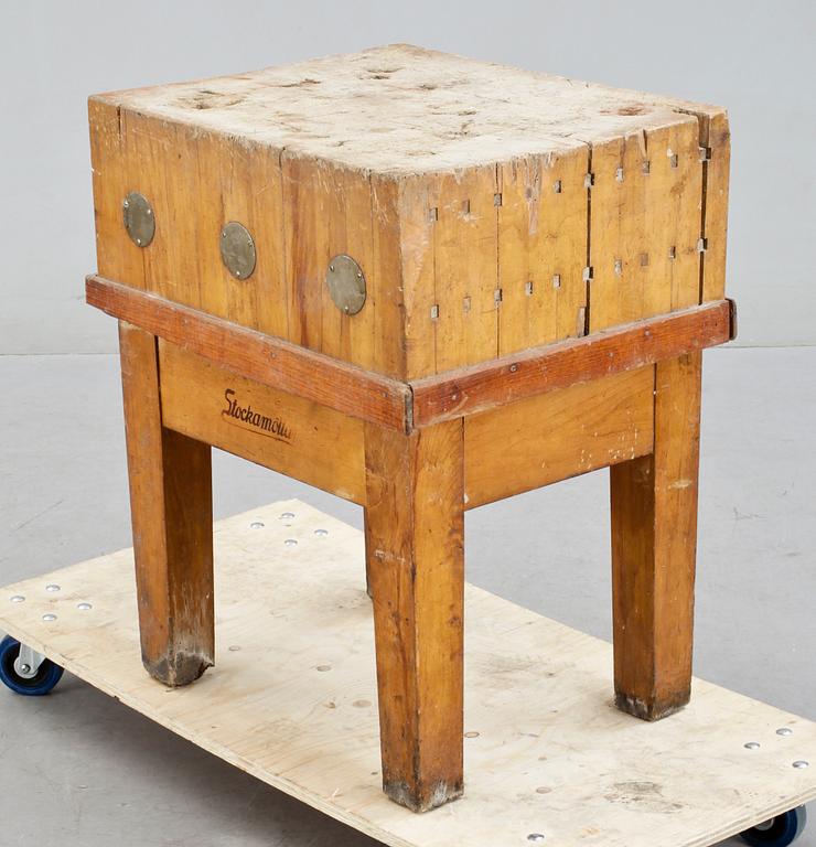 SLAKTARBÄNK / STYCKARBÄNK, 1900-tal.