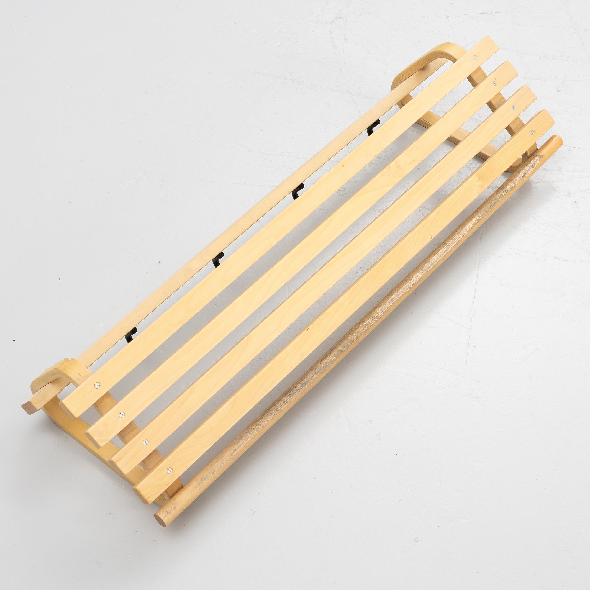 Alvar Aalto, a model 109 shelf, Artek, Finland, second half of the 20th century.