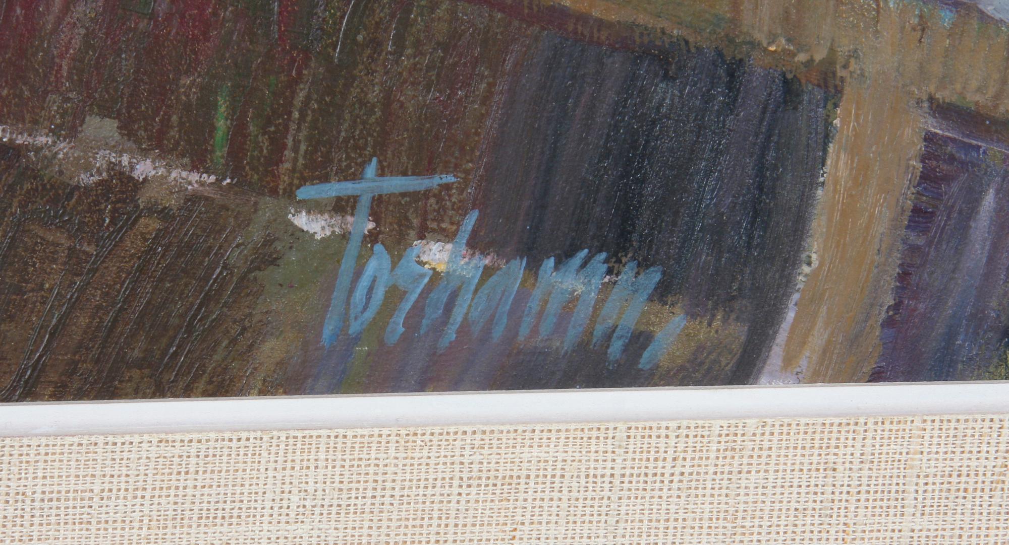 TORHAMN, GUNNAR, olja på pannå, sign.