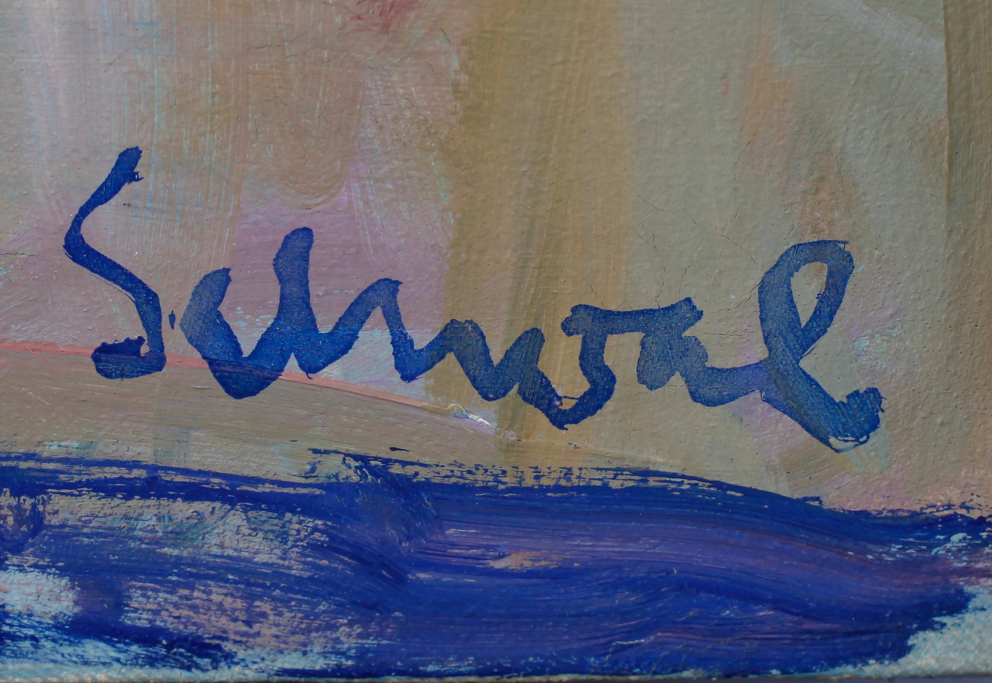 EIGIL SCHWAB, olja på duk. Sign.