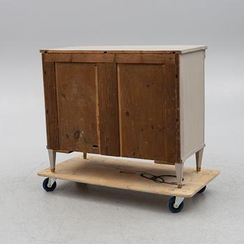 A Gustavian style sideboard, late 19th Century.