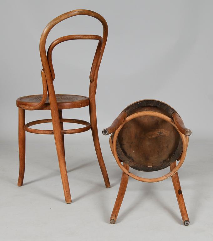 STOLAR, 6 st, Thonetmodell, 1900-talets början.