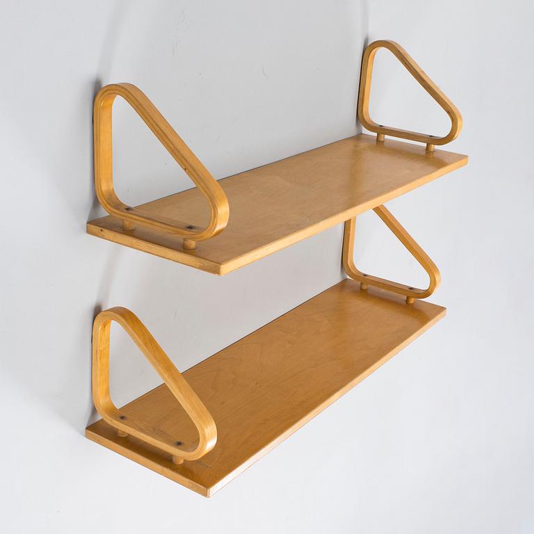 Alvar Aalto, two 1930/1940's shelves for O.Y. Huonekalu- ja Rakennustyötehdas A.B.