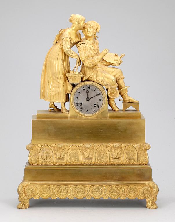 BORDSPENDYL, senempire, 1800-talets mitt.