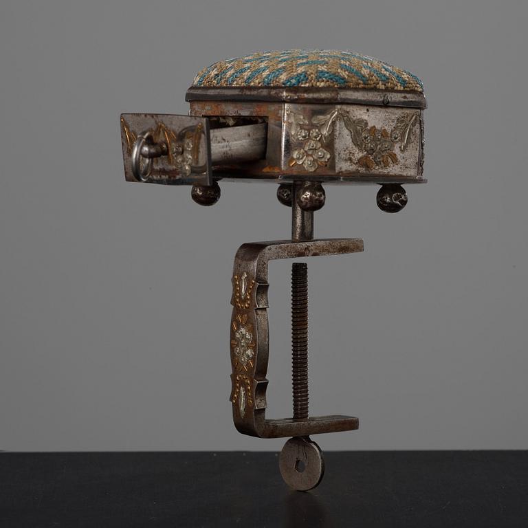 A Tula needle table clamp, early 19th century.