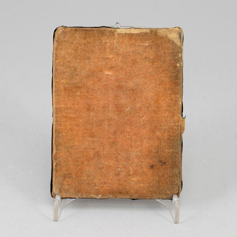 A Russian 19th century parcel-gilt silver icon, possibly Dimitry Ilyich Tverskoy, St. Petersburg 1841.
