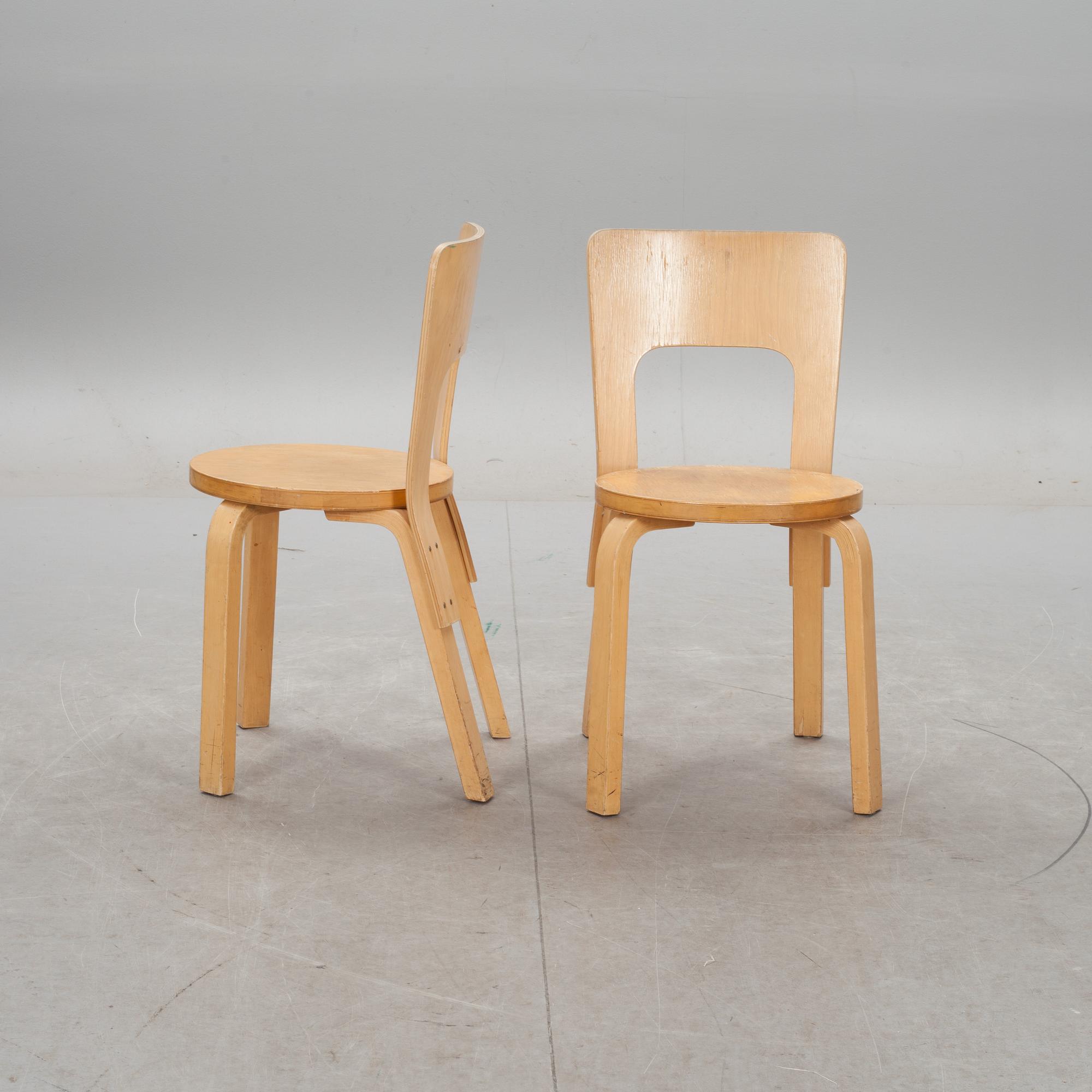 STOLAR, 6 st, "66", Alvar Aalto, 1900-talets andra hälft.