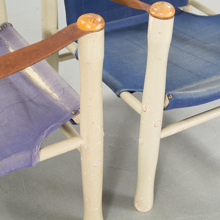 ELIAS SVEDBERG, safaristolar, ett par, för NKs Triva-serie, 1900-talets andra hälft.