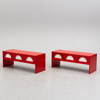 HALLBYRÅER, ett par, Swed-Form, 1970-tal.