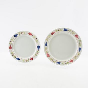 Service pieces 20 pcs "Allmoge" Gustavsberg first half of the 20th century porcelain.