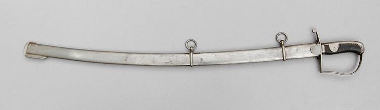 SABEL, m/1831, manskapsvapen för Artilleriet.