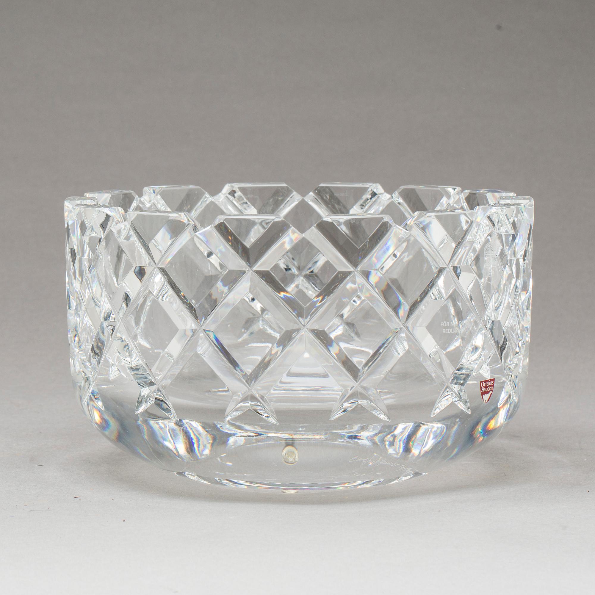 SKÅL, glas, "Sofiero", Gunnar Cyrén, signerad, Orrefors.