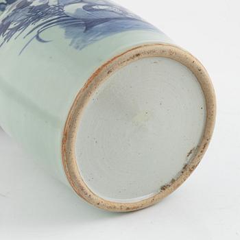Floor vase, China, circa 1900, porcelain.