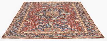 An antique Smyrna carpet, West Anatolia, c. 320 x 220 cm.