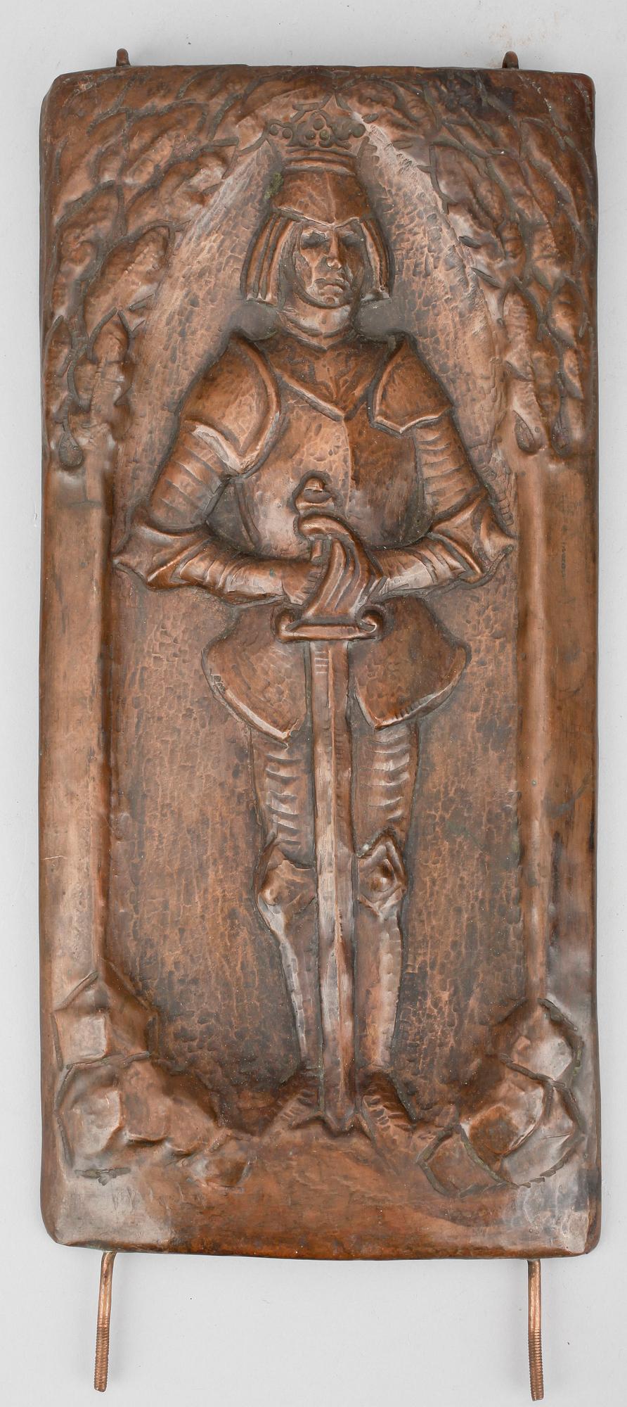 OKÄND KONSTNÄR, 5 st väggreliefer, signerad P, daterad 1915.