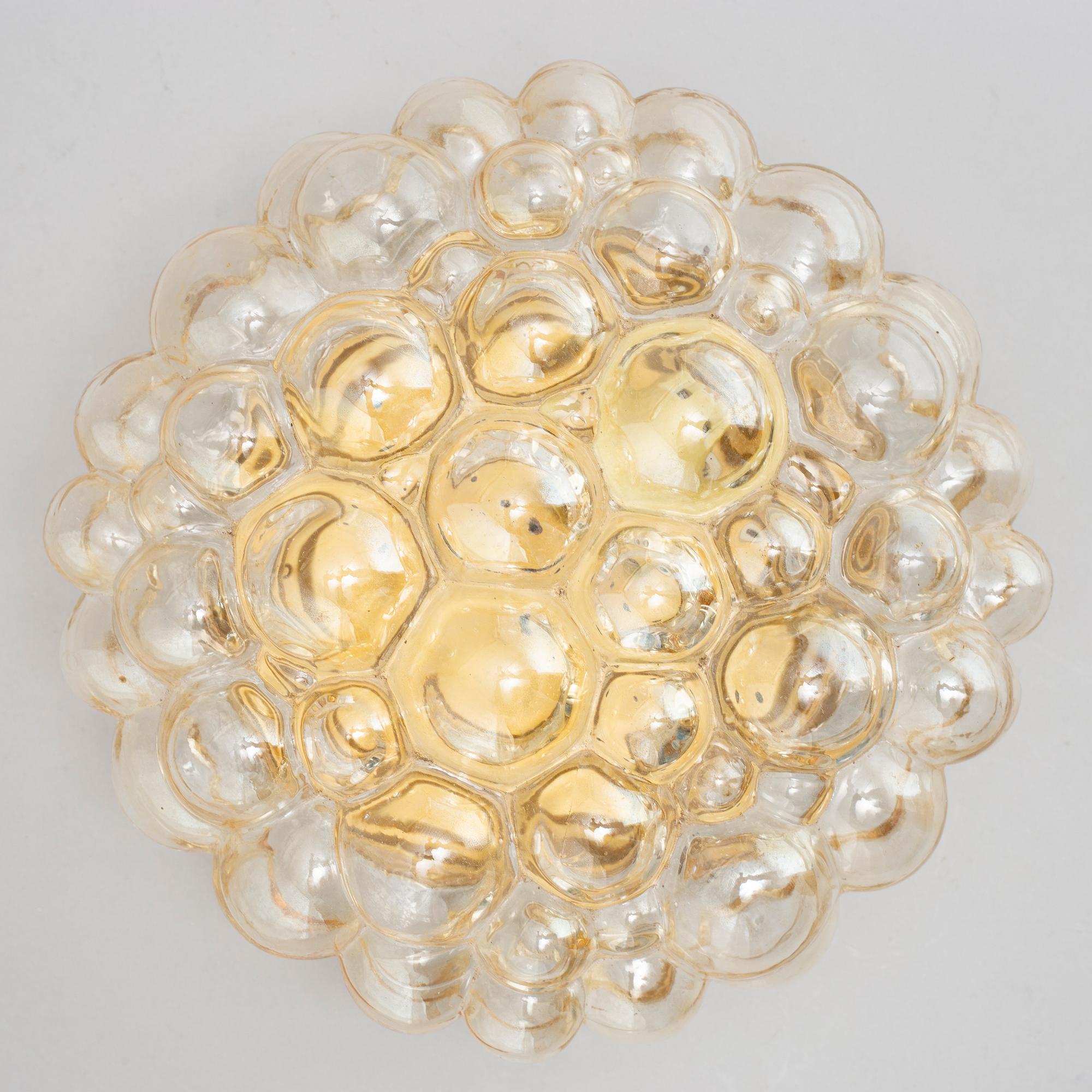 Helena Tynell, a glass ceiling light, Glashütte Limburg, Germany.