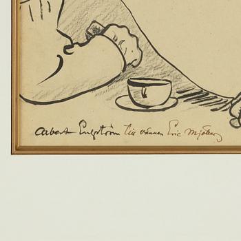 Albert Engström, Vid kaffebordet.
