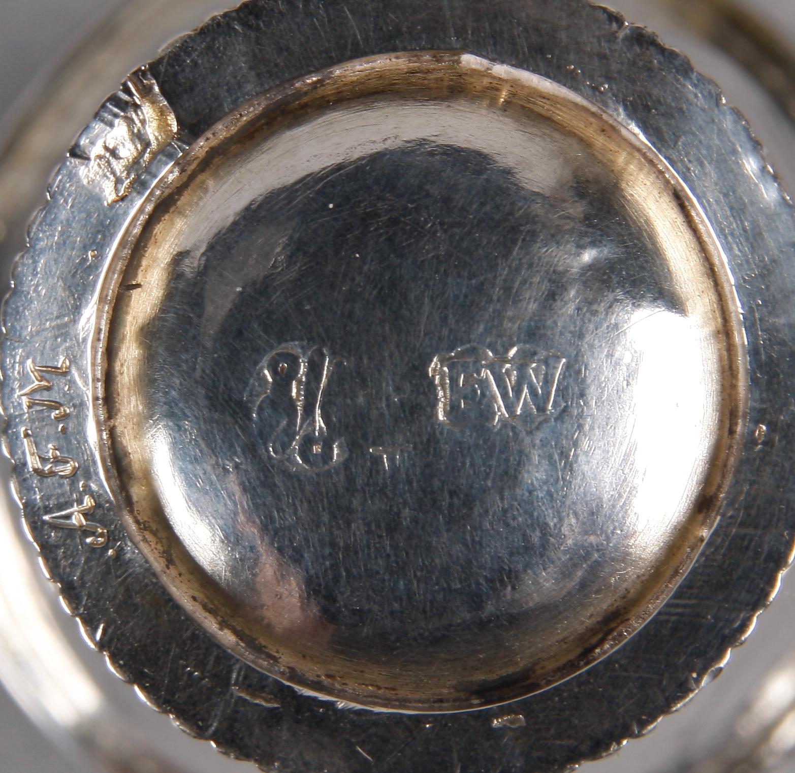 BÄGARE, silver, Erik Wibeck, Borås. Verksam 1743-1781.