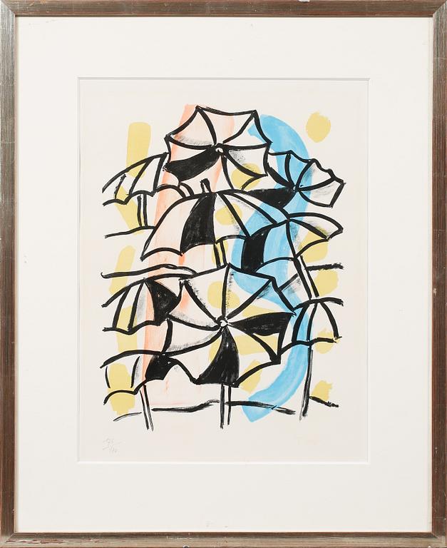 FERNAND LÉGER, färglitografi, stämpelsignerad och numrerad 176/180.