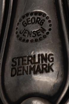 BESTICKSERVISDELAR, 15 st, sterlingsilver, "Gammal dansk", Georg Jensen, Danmark, 1900-talets andra hälft.