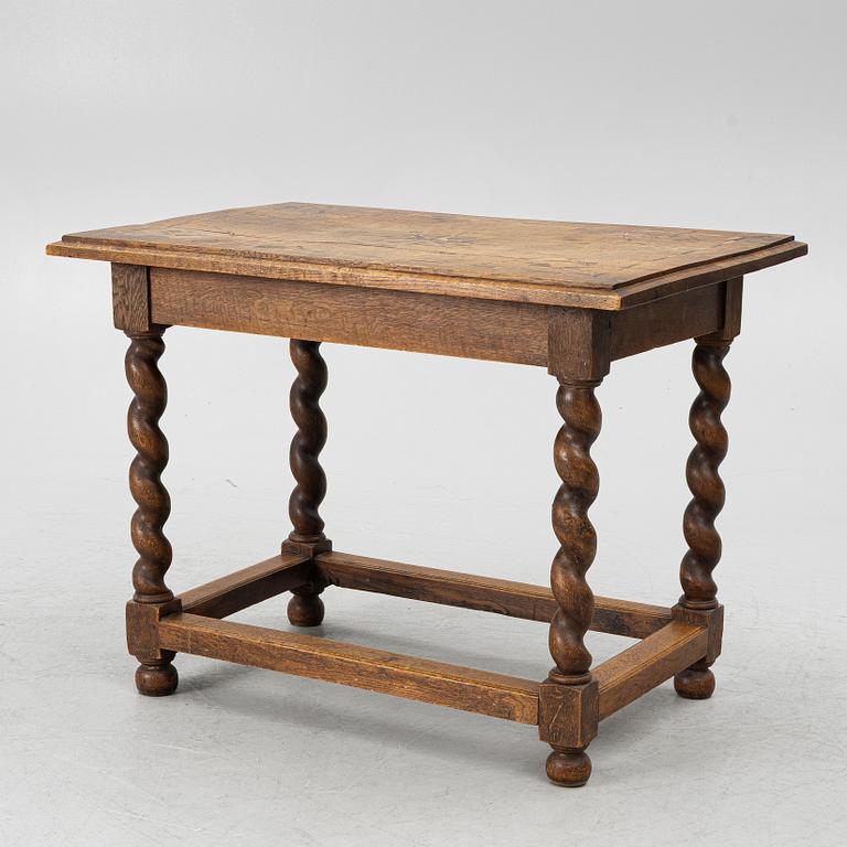 Library table, Baroque style, 19th century.