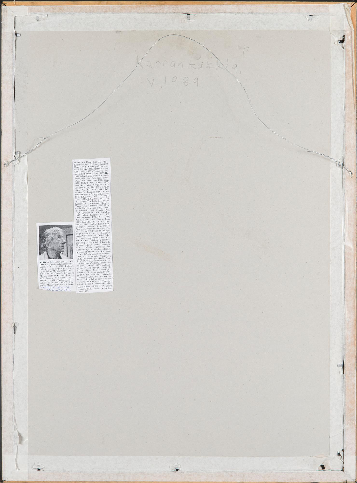 Nandor Mikola, Blommor.