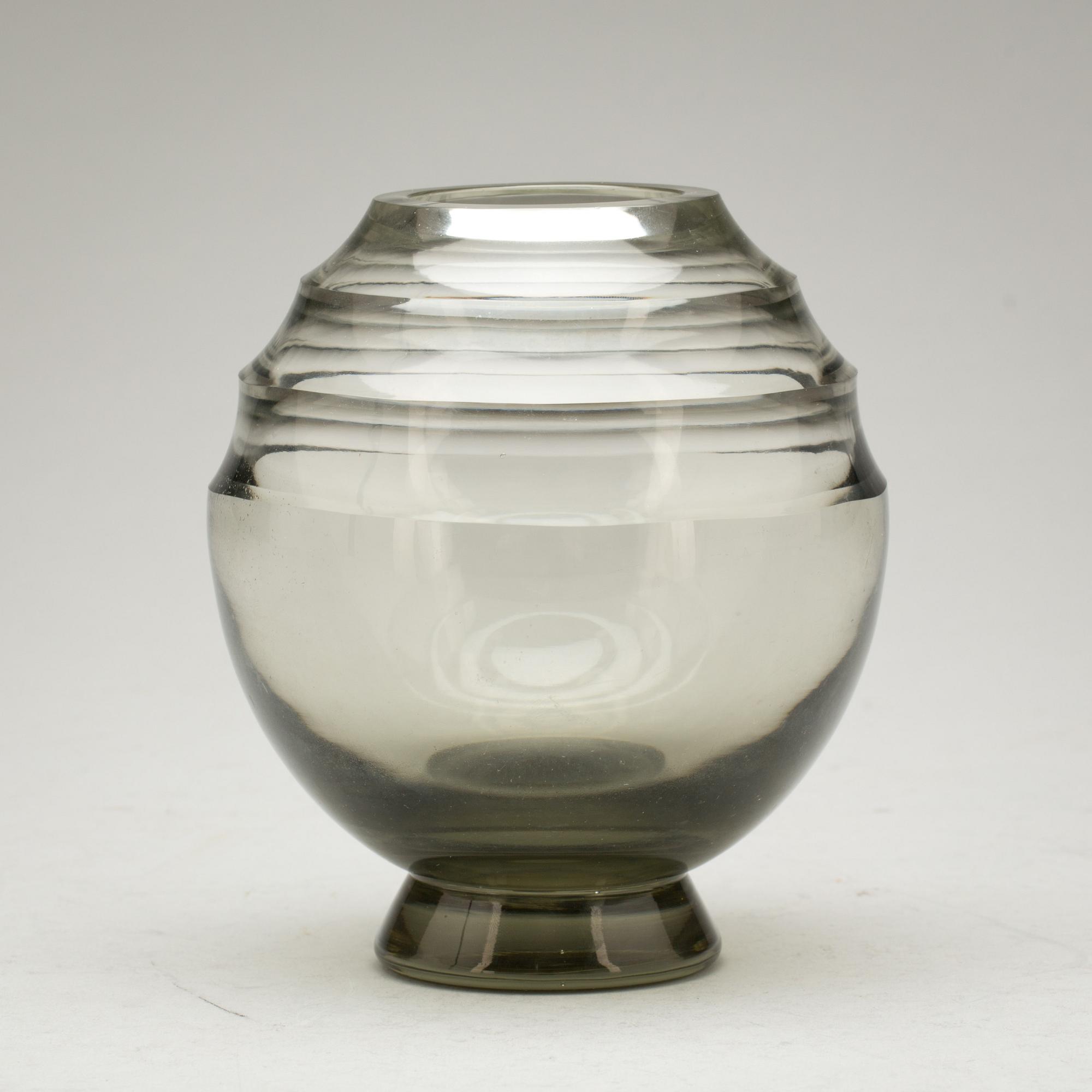 VAS, glas, Vicke Lindstrand. Orrefors.