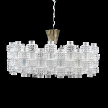 GERT NYSTRÖM, taklampa, "Festival", Fagerhult, 1900-talets andra hälft. Höjd ca 30 cm.