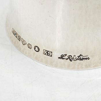 Ingrid Råström, & Lennart Råström, candlesticks, a pair, silver, CG Råström, Stockholm 1972-1975.