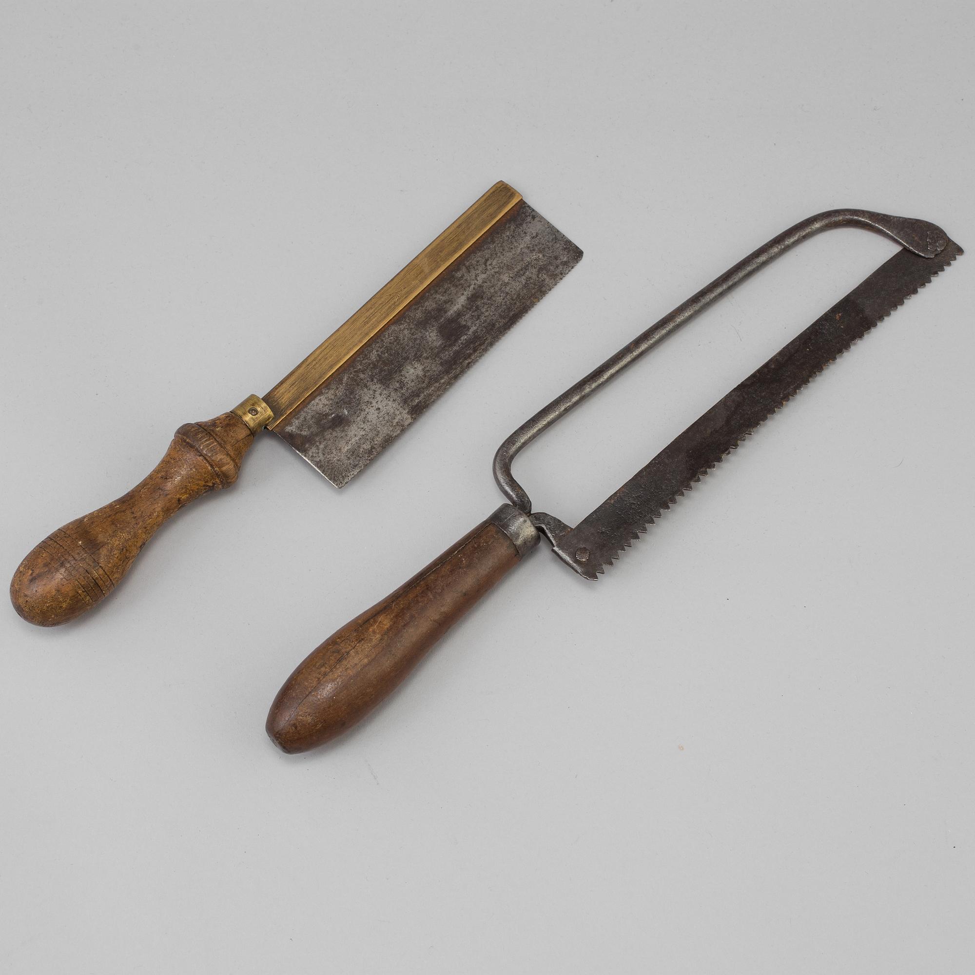 SÅGAR, 2 st, smide, 1800-tal.