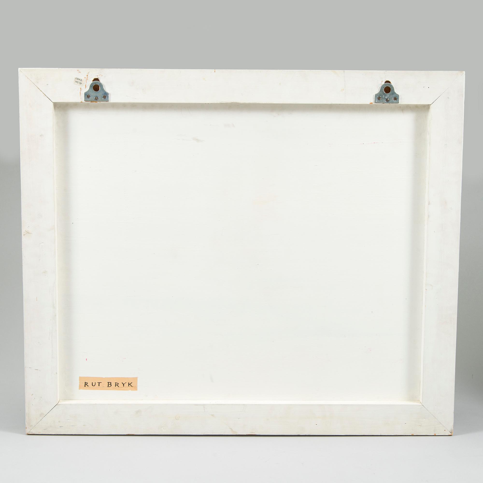 Rut Bryk, reliefi, fajanssia, signeerattu BRYK.