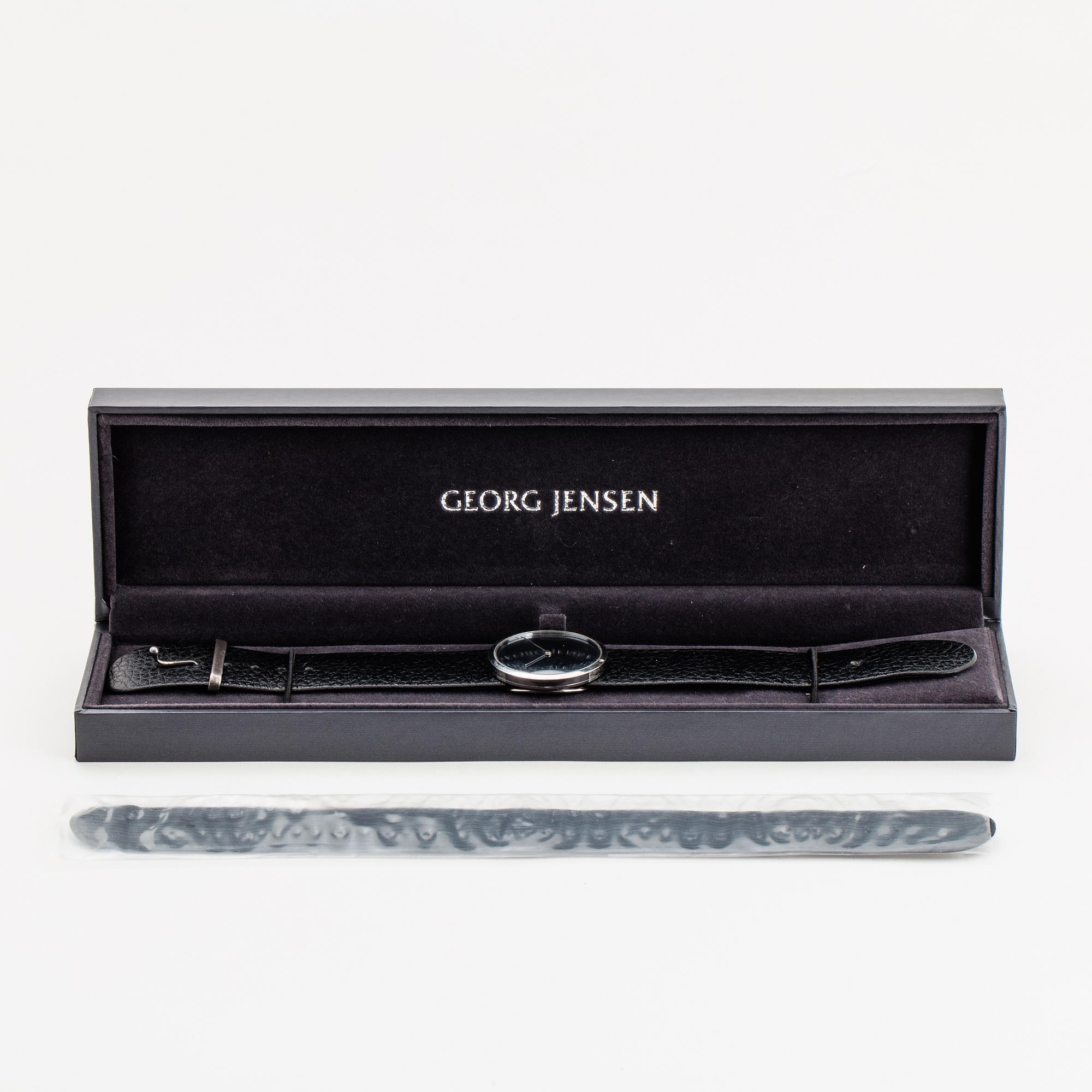 Georg Jensen, design Torun Bülow Hübe, wristwatch, 33 mm.