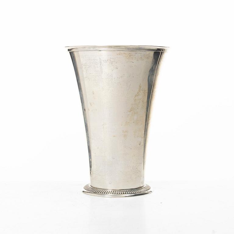 Hovjuvelerare GA Dahlgren Ab, bägare, silver, Malmö 1934.