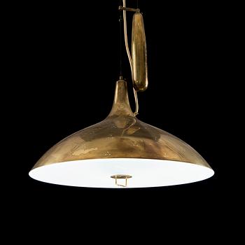 PAAVO TYNELL, AN ADJUSTABLE PENDANT LAMP. Designed for Taito Oy 1948.