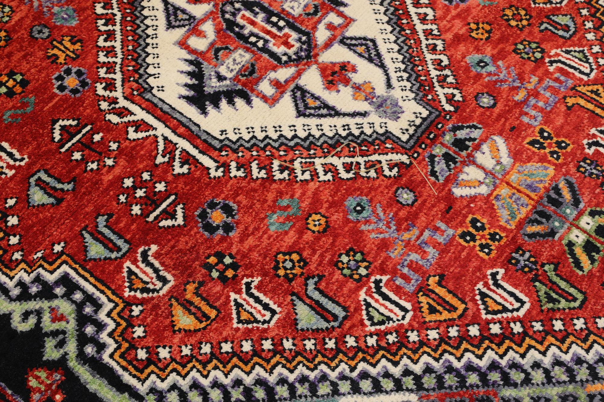 A Shirazi carpet, 237 x 173 cm.