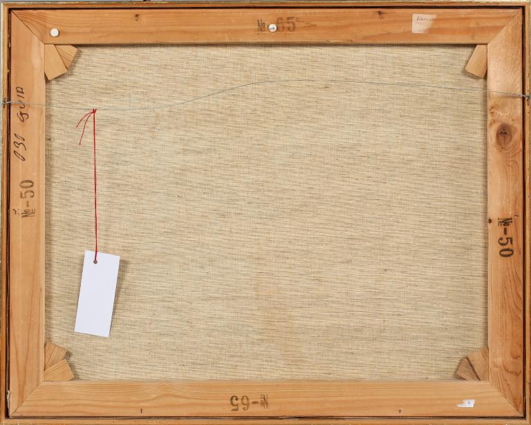 KARIN PARROW, olja på duk, signerad.