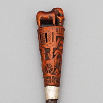 KNIV, allmoge, signerad och daterad 1870.
