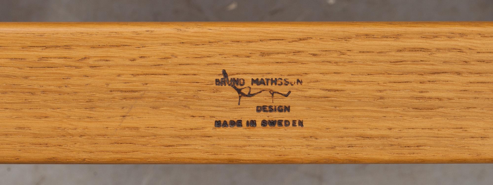 Fåtöljer, ett par "Eva", Bruno Mathsson.