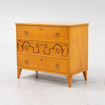 A Swedish Modern chest of drawers, 1940's.