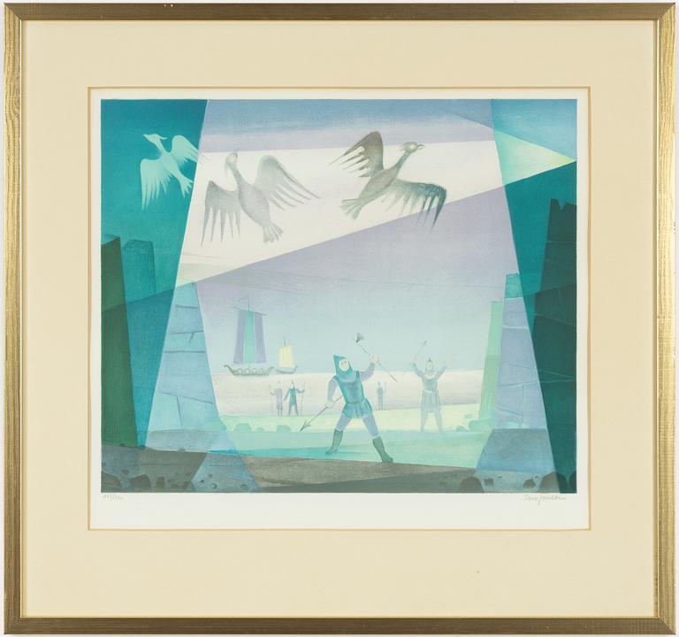 Sven Jonson, "Eagles over the city".